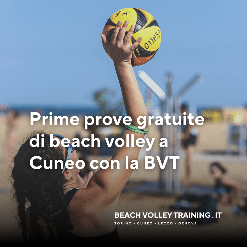 Prime prove gratuite di beach volley a Cuneo con la BVT