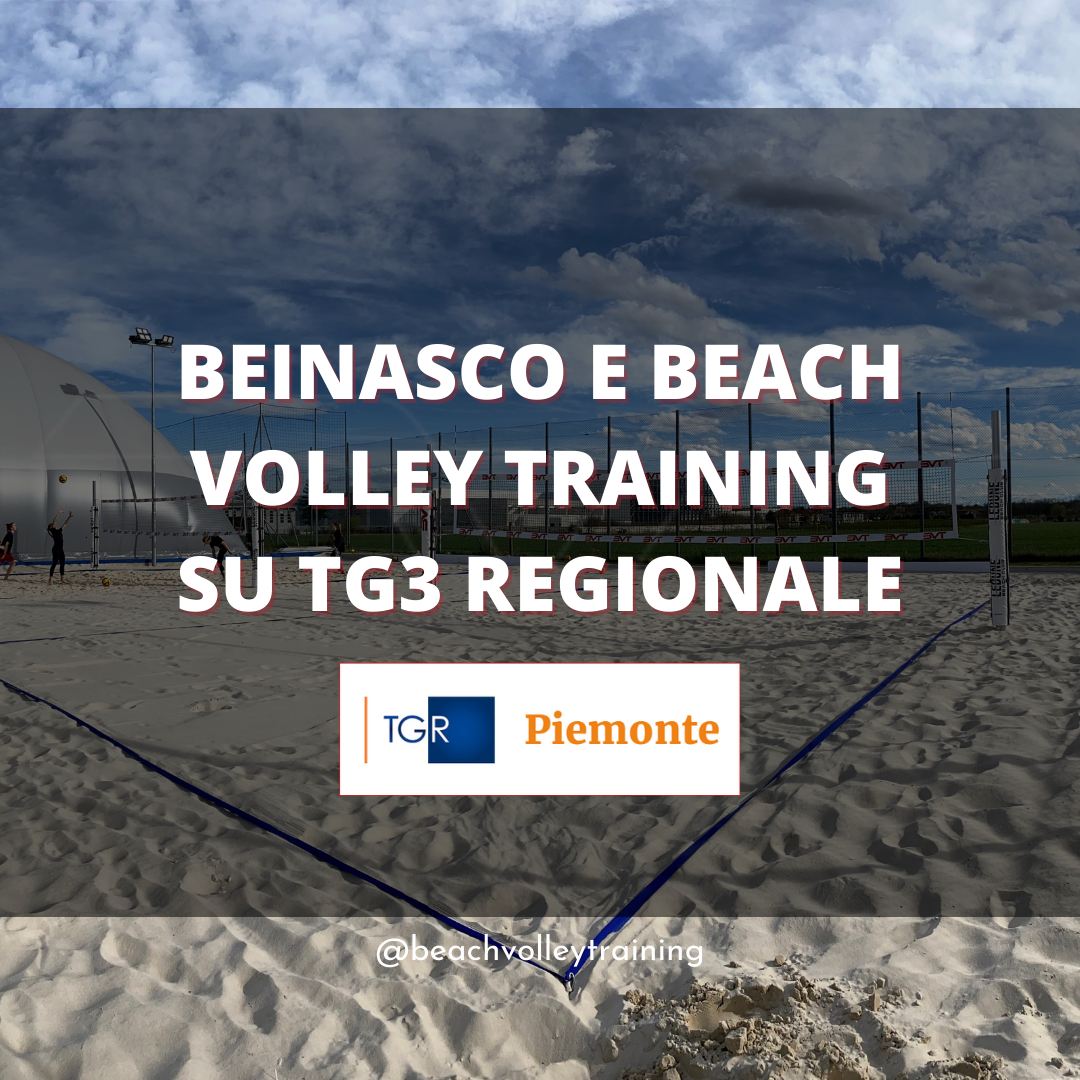 Beinasco e Beach Volley Training su TG3 regionale