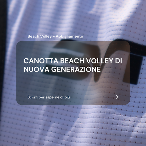 Canotta Beach Volley di nuova generazione