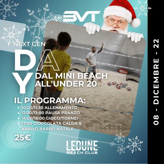 I° Ritrovo Giovanile dal mini beach volley all’under 20 – One day Next Gen –