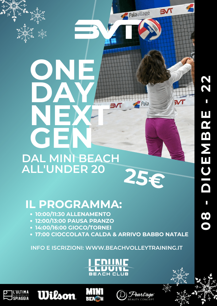 I° Ritrovo Giovanile dal mini beach volley all'under 20 - One day Next Gen -