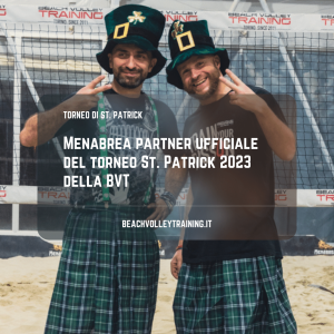 Menabrea partner ufficiale del torneo St. Patrick 2023 della BVT