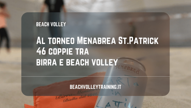 Al torneo Menabrea St.Patrick 46 coppie tra birra e beach volley