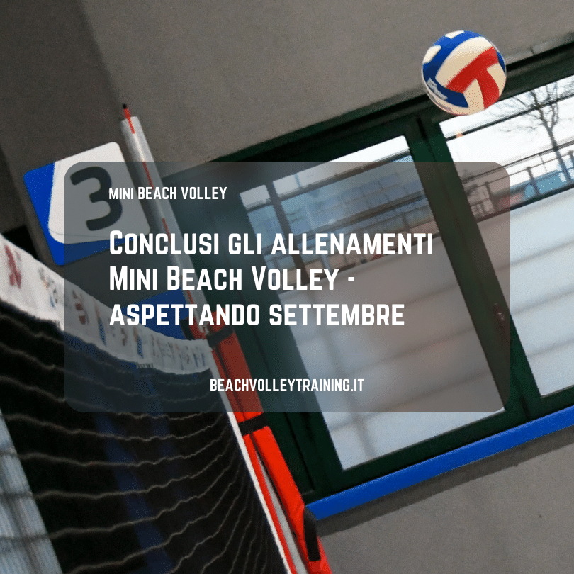 Conclusi gli allenamenti Mini Beach Volley - BVT Torino