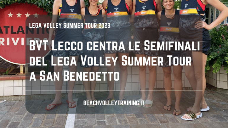 Lega Volley Summer Tour, la BVT Picco Lecco a Riccione