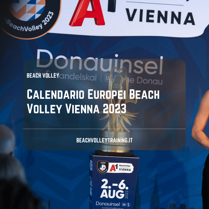 Calendario Europei Beach Volley Vienna 2023