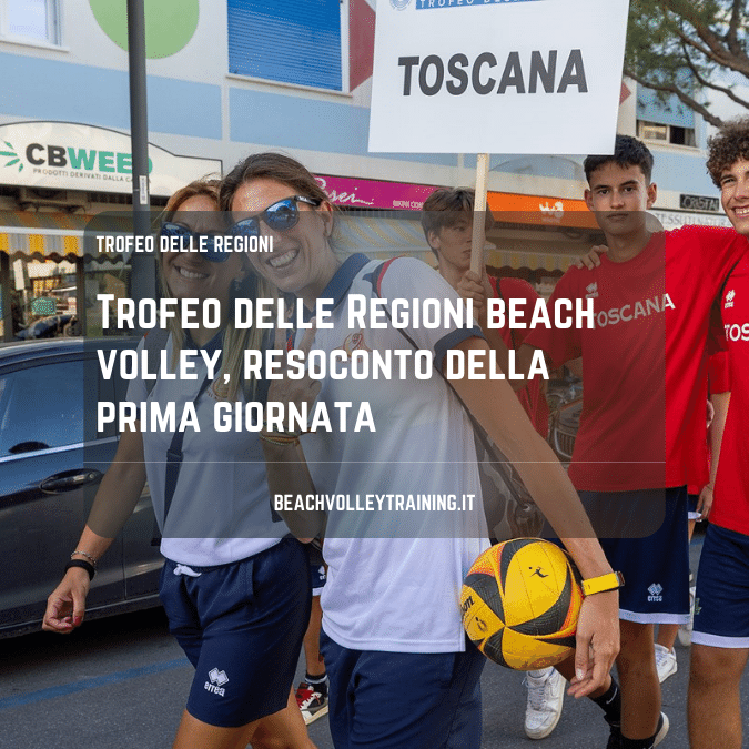 Trofeo delle Regioni beach volley, resoconto della prima giornata