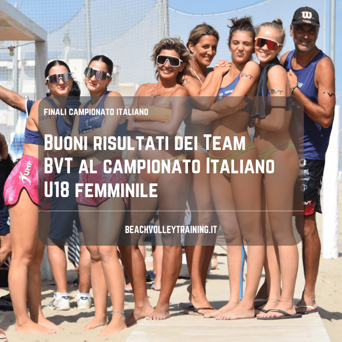 Buoni risultati dei Team BVT al campionato Italiano U18 femminile