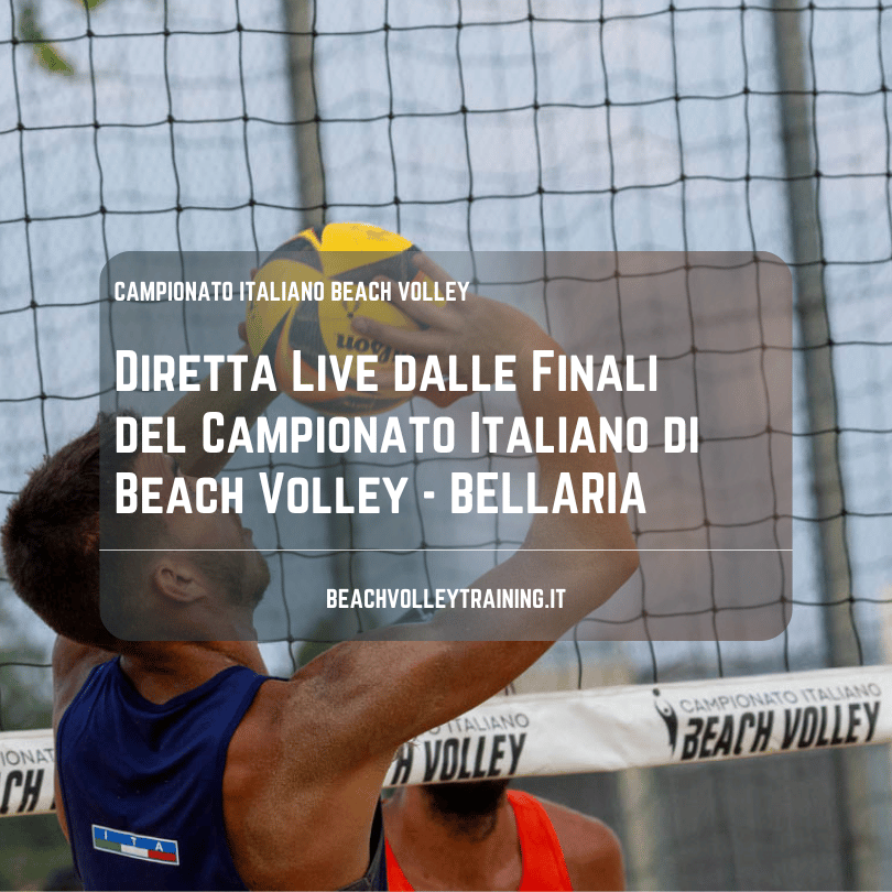 Diretta Live dalle Finali del Campionato Italiano di Beach Volley