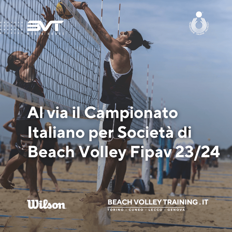 Al via il campionato Italiano per società di beach volley fipav 23/24