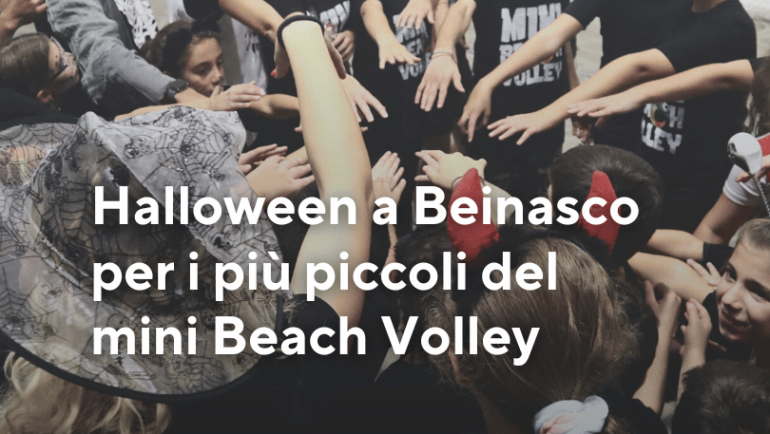 Halloween a Beinasco per i più piccoli del mini Beach Volley
