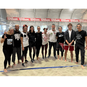 Staff Beach Volley Training