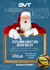 8 Dicembre - Beach Volley e Cioccolata calda per i più giovani