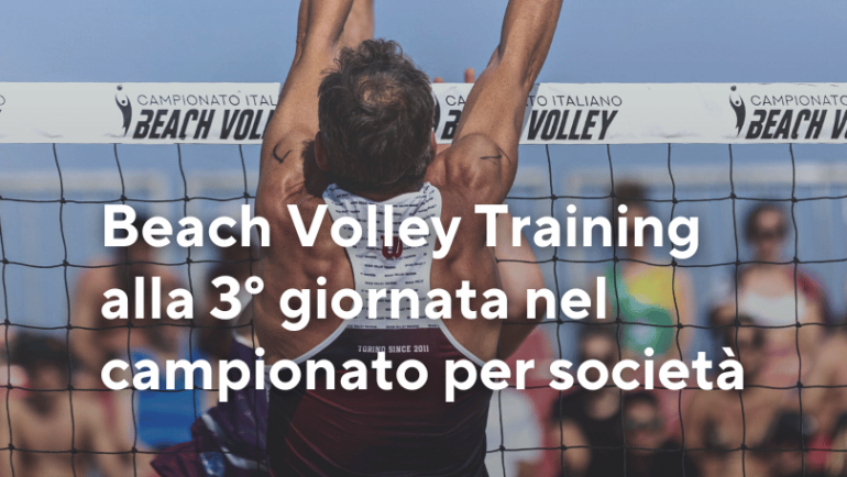 Beach Volley Training alla 3° giornata nel campionato per società