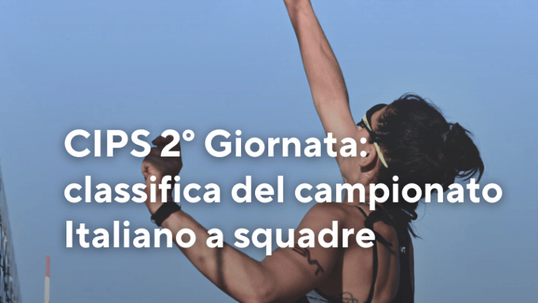 CIPS 2° Giornata: classifica del campionato Italiano a squadre