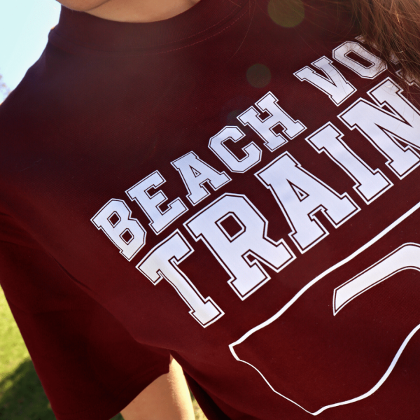 T-Shirt Beach Volley - College Granata