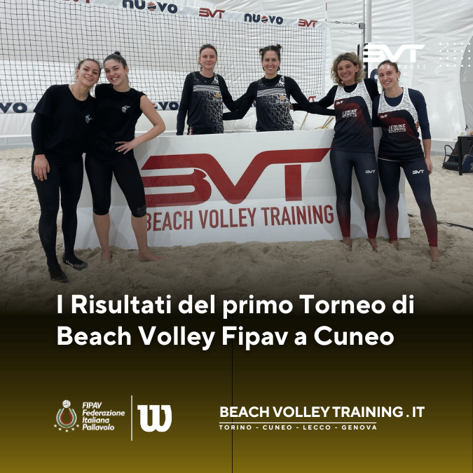 I Risultati del primo Torneo di Beach Volley Fipav a Cuneo