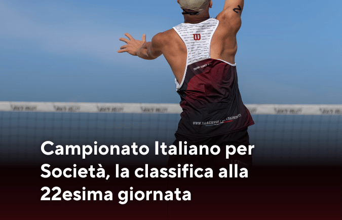 Campionato Italiano per Società, la classifica alla 22esima giornata