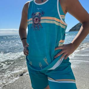 Canotta Beach Volley - Free Style - Azzurro Mare